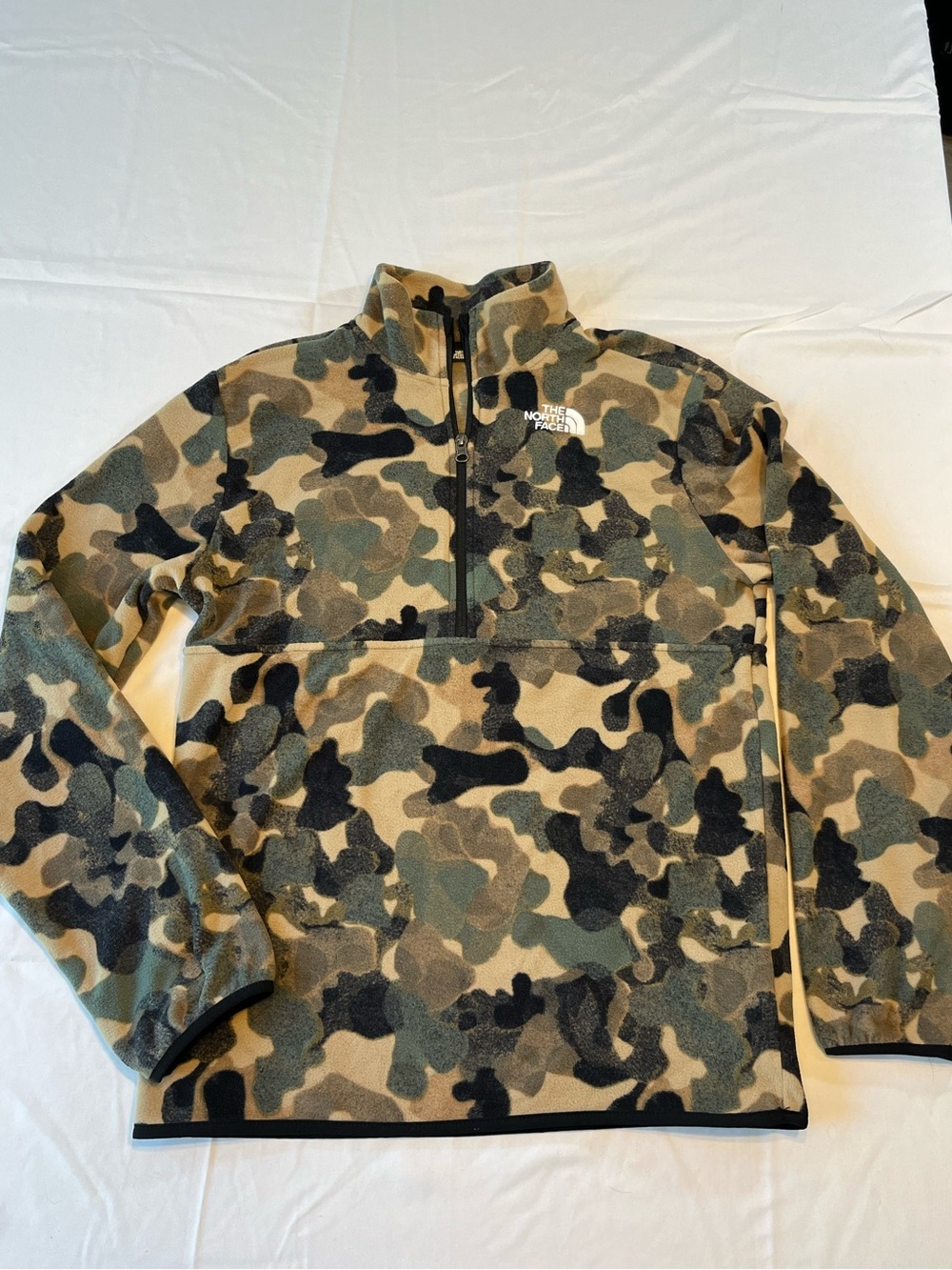 The North Face Youth XXL 18/20 Camo Fleece Quarter Zip Pullover
